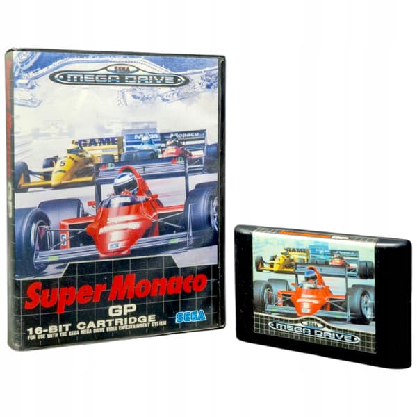SUPER MONACO GP for Sega Megadrive (boxed)