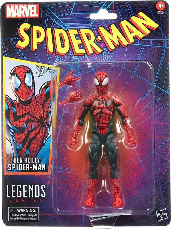 HASBRO MARVEL SPIDER-MAN LEGENDS SERIES BEN REILLY SPIDER-MAN FIGURE