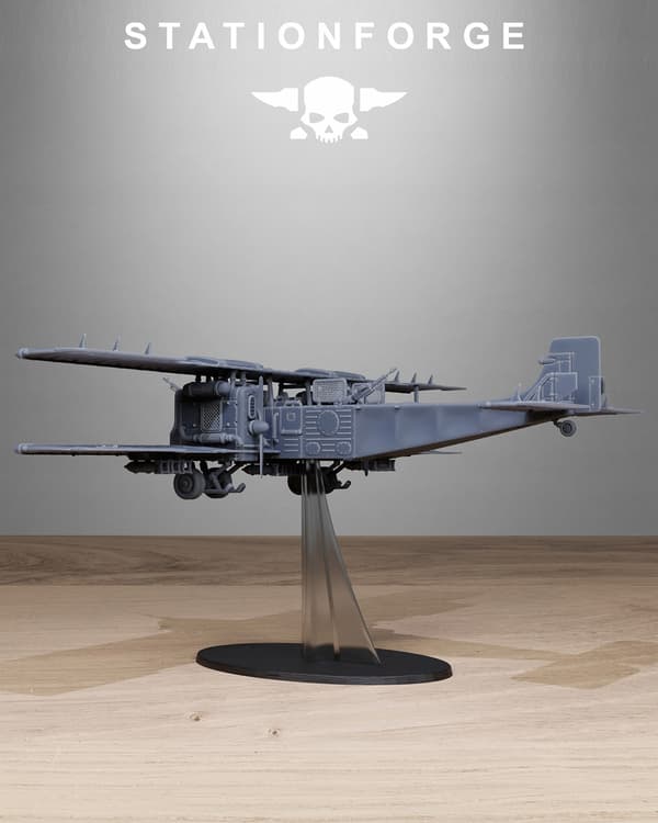 GrimGuard Iron Biplane