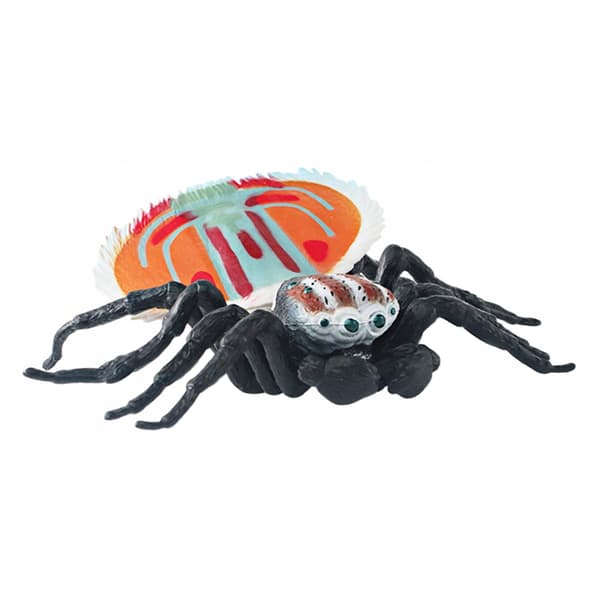 Simulation, Jumping Action, Animal Crafts, PVC Desktop Play Set, Orange