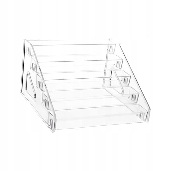 Display stand Acrylic multi-tier organiser Presentation Riser 5-Tier Stand