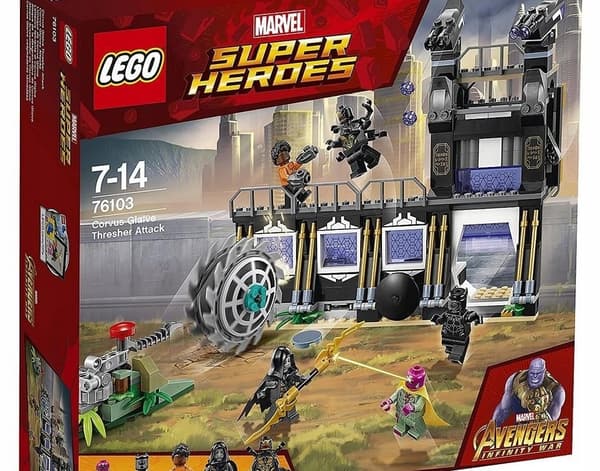 Lego 76103 @@@ CORVUS GLAIVE’S ATTACK @@@ Avengers!