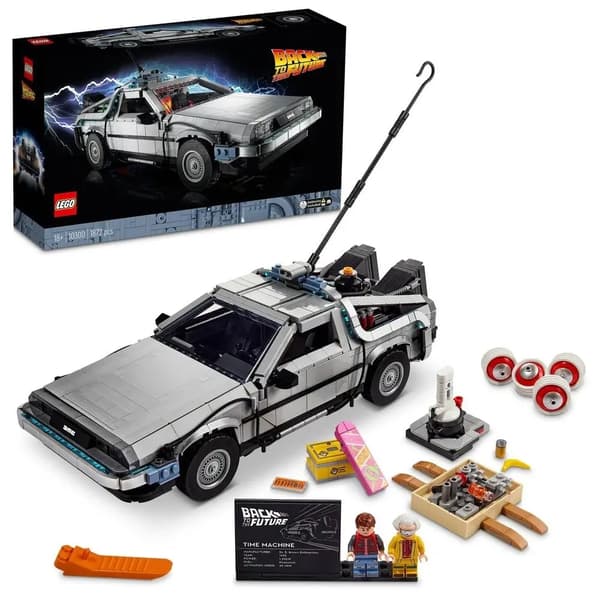 LEGO ICONS 10300 Time Machine from Back to the Future