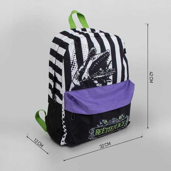 Beetlejuice Ghostly Vibes school bag, 42 cm bag