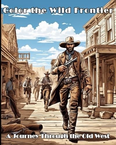 Colour the Wild Frontier: A Journey Through the Old West