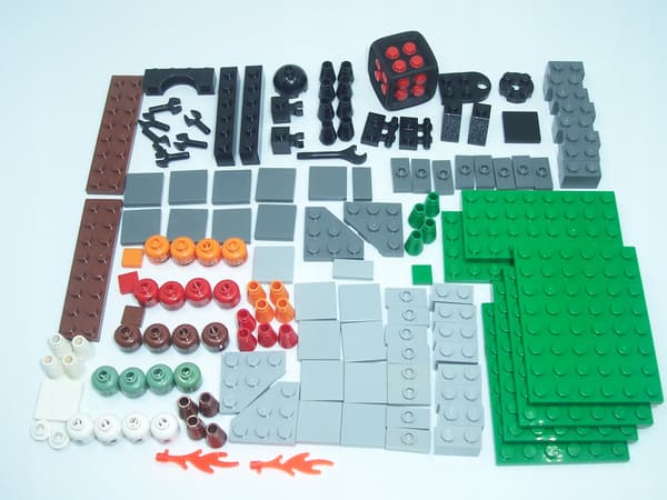 Second-hand LEGO Games Monster 4 3837 Monsters – A board game made from LEGO bricks