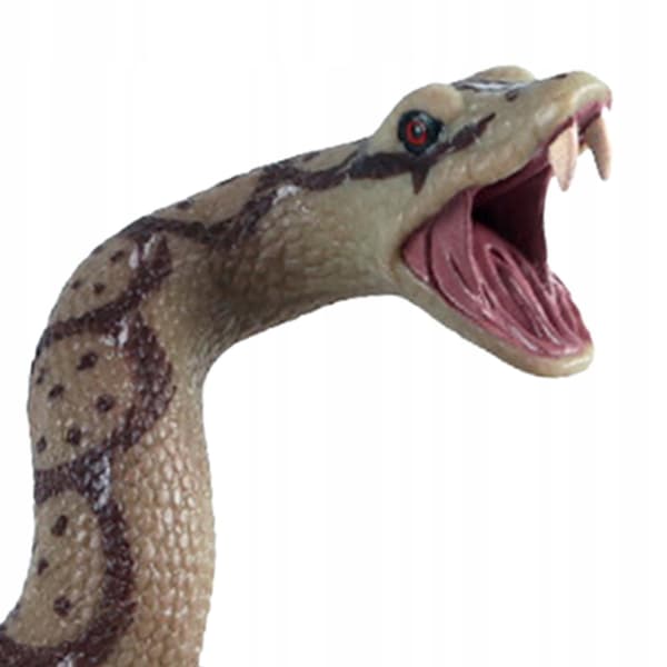 Realistic artificial snake figurine Snake figurine Educational toys Brown