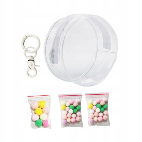 Tiny Doll Pouch PVC doll display case – Transparent doll carry bag