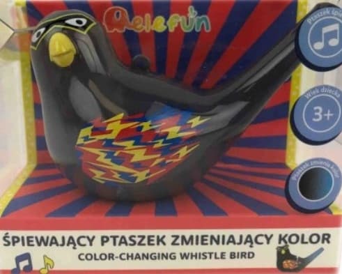 A colour-changing singing bird as a present