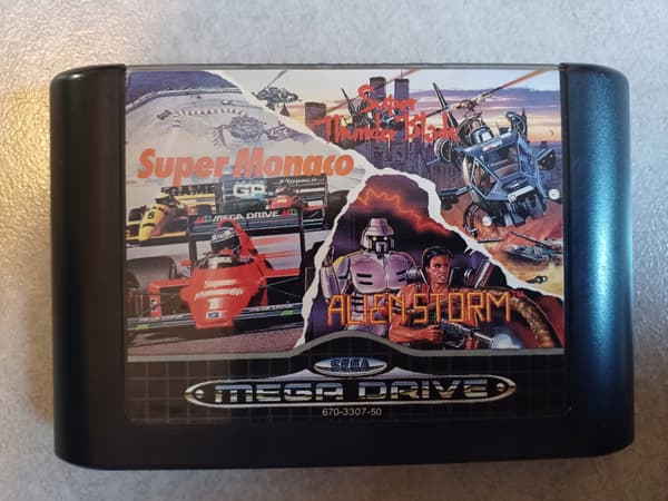 Mega Games 3, Sega Mega Drive, no instruction booklet