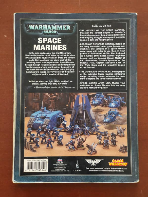 OUTLET Warhammer 40,000 Codex: Space Marines 5th ed