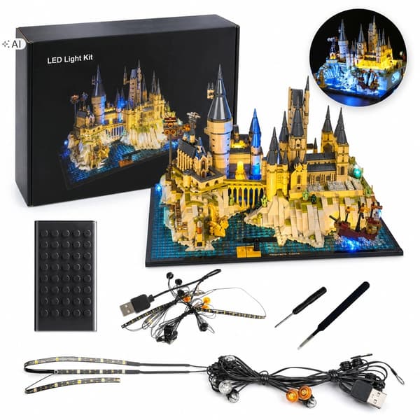 LED lighting set for LEGO Hogwarts 76419