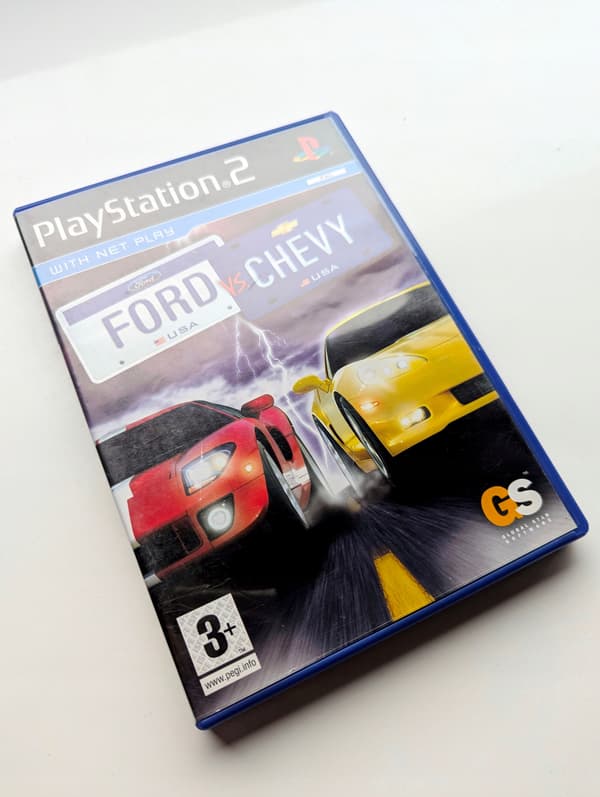 *** FORD VS CHEVY PLAYSTATION 2 PS2 PSX *** 3AAA