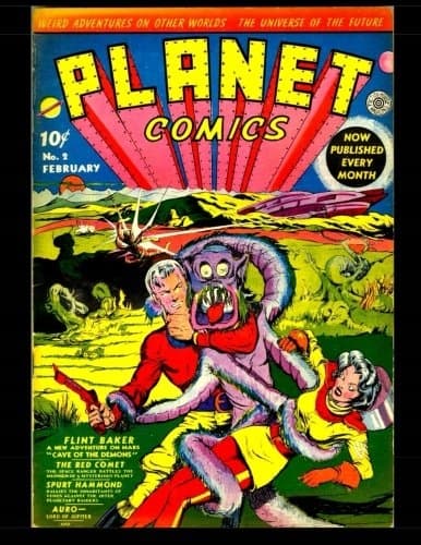 Planet Comics #2: Golden Age Science Fiction Comics