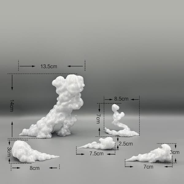 Models with a smoke effect Action figure accessories Figure accessories Model