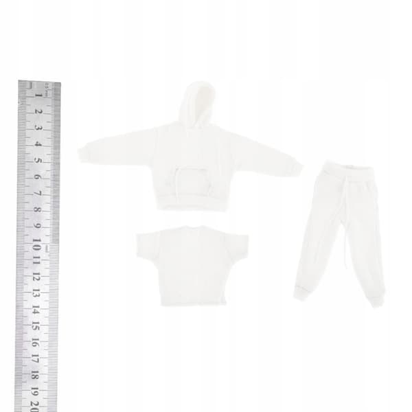 Solider Clothes Action Figure, 1:12 scale. Accessory for 6-inch White Multi