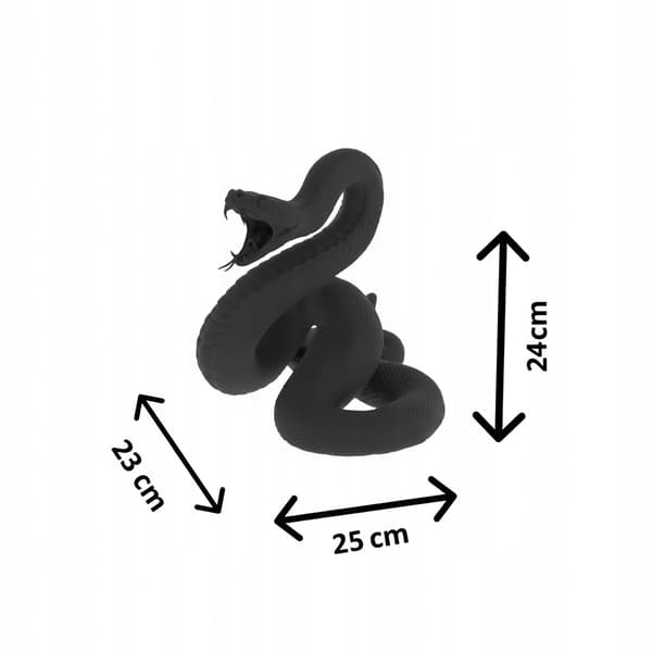 ATTACKING SNAKE FIGURINE – TABLE TOP GAME DECORATION – MANY COLOURS