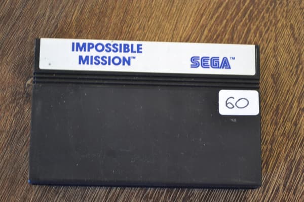 Sega Impossible Mission Mega Cartridge