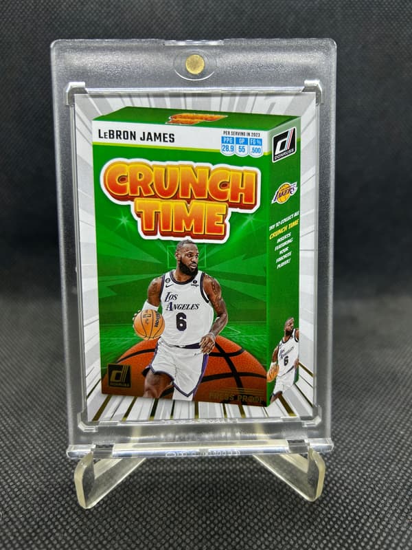 2023–24 Panini Donruss Crunch Time Press Proof LeBron James