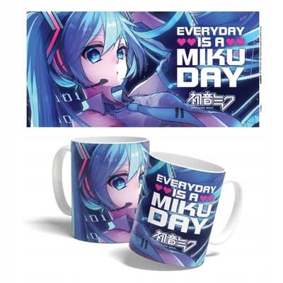HATSUNE MIKU MUG – EVERYDAY IS A MIKU DAY – 325 ml