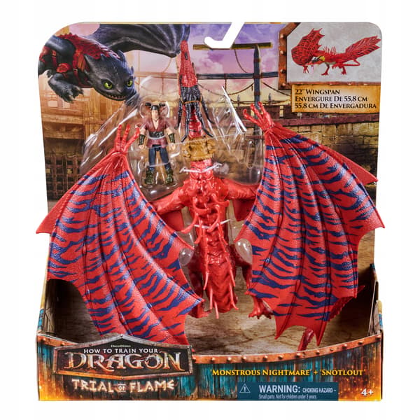 Spin Master How to Train Your Dragon figurine set, 2 pieces, plastic