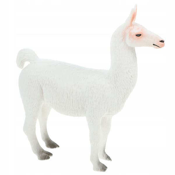 PLASTIC ALPACA FIGURINE – AN EDUCATIONAL MODEL AND DECORATION FOR CHILDREN
