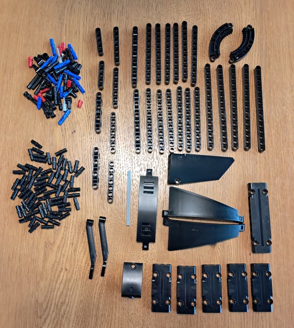Lego Gears, pin, axle, beam, panel mix – Lego Technic SET 3, Large, 130S4