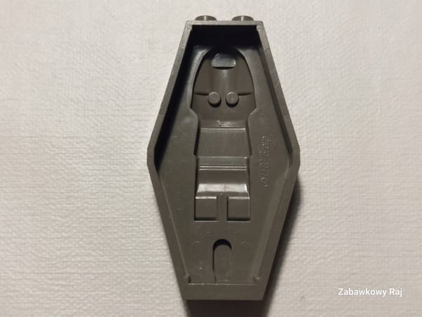 LEGO 30164 dark grey sarcophagus lid