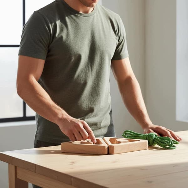 Solid wood finger strength trainer – Multifunctional wooden