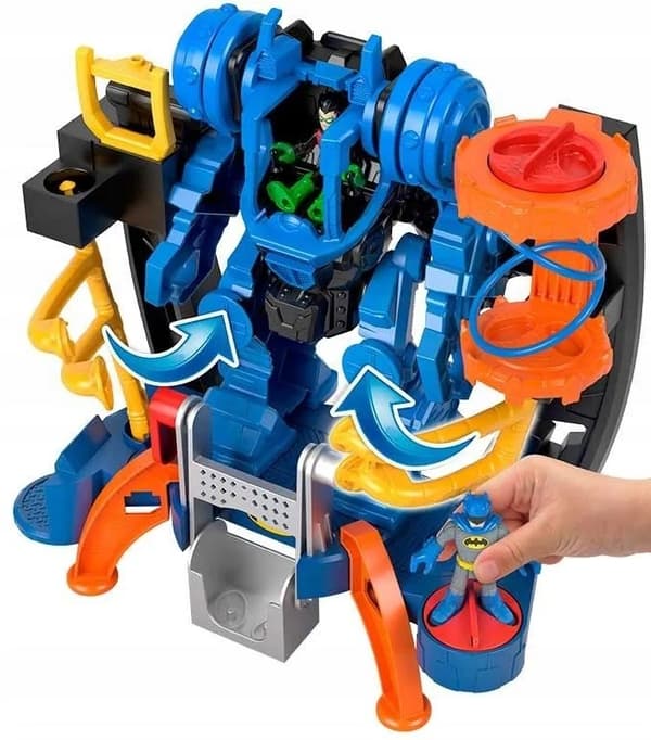 DC SUPER FRIENDS BATMAN ROBOT COMMAND CENTRE SET + 2 FIGURES HML02
