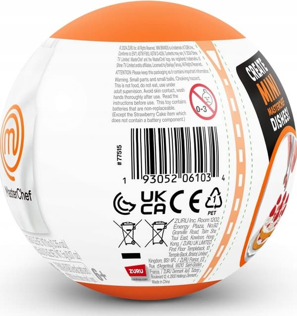 Zuru MINI BRANDS CREATE SURPRISE BALL MasterChef Creative Series 6+