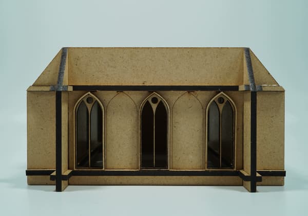 Wargaming MDF-modell Gothic Terrain Works Chapel Bunker – terrängset