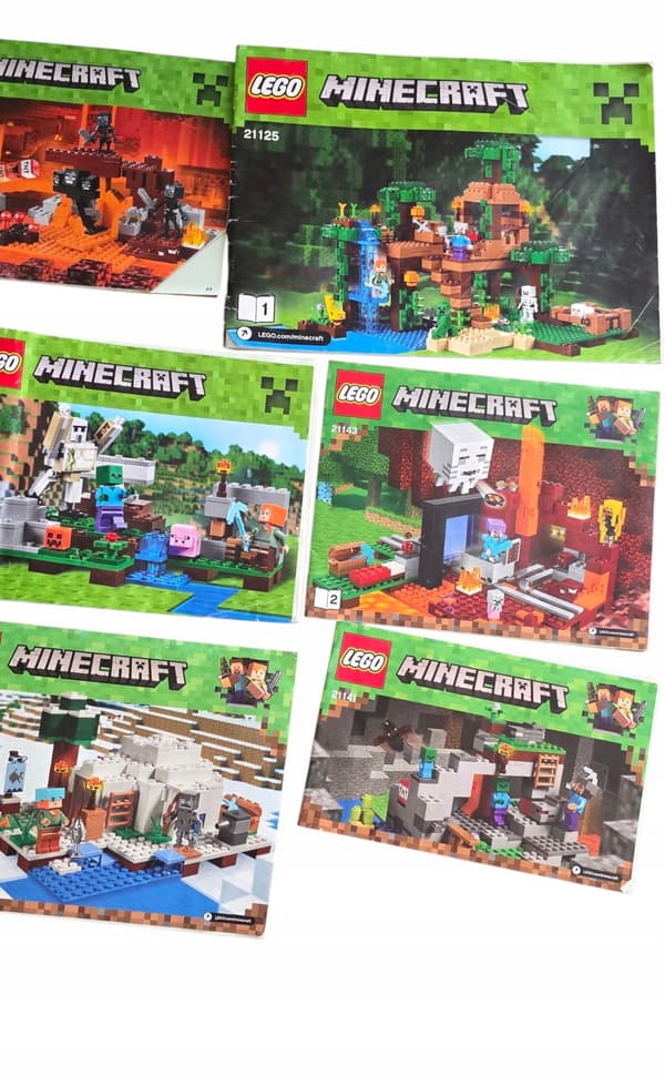 LEGO MINECRAFT INSTRUCTIONS SET