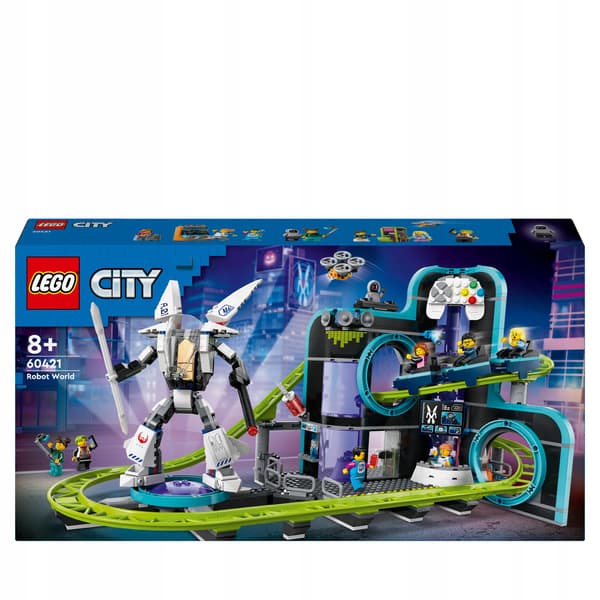 LEGO 60421 CITY – ROBOT WORLD WITH A ROLLERCOASTER