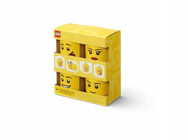LEGO MINI HEAD CONTAINER 4-PACK – XS SET 0.36L 43330801