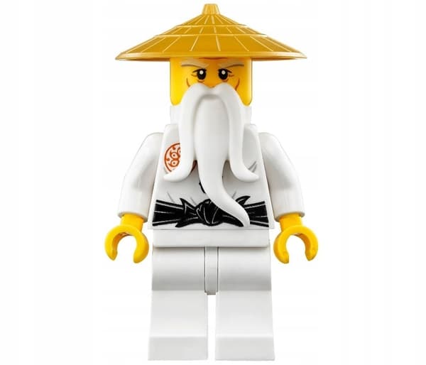 Lego minifigure @@@ SENSEI WU + WEAPON @@@ from set 70596