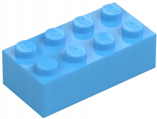 LEGO 2x4 Medium Blue Brick 3001 – 100 pieces