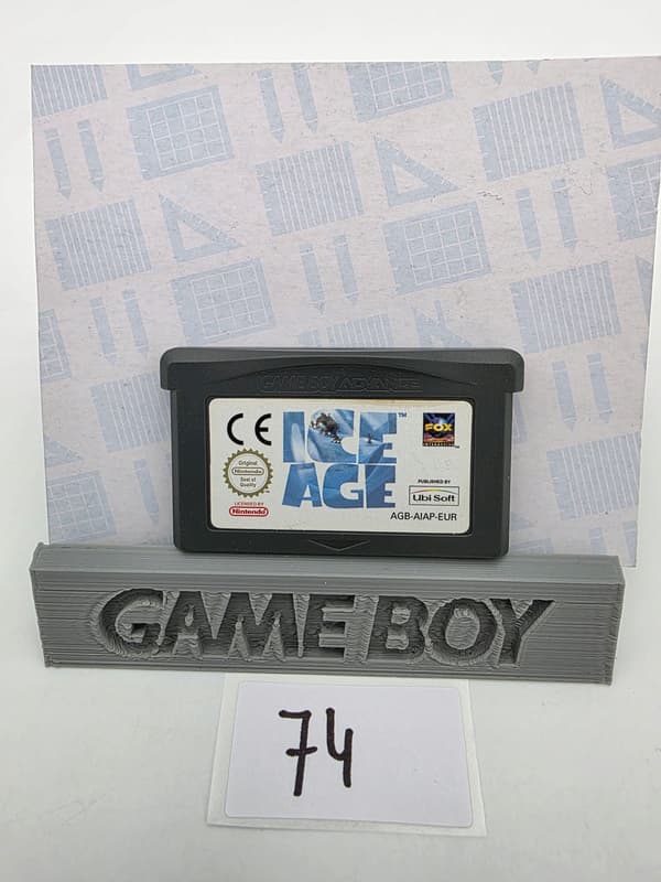 GAME BOY ADVANCE ICE AGE ORIGINAL CARTON BOX
