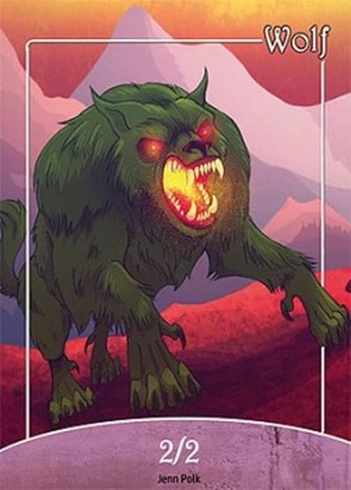 Magic: The Gathering Wolf Token