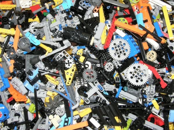 Lego Technic MIX – original bricks, 0.5 kg 0.5kg