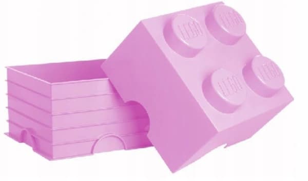 LEGO Storage Brick 4 container, pink
