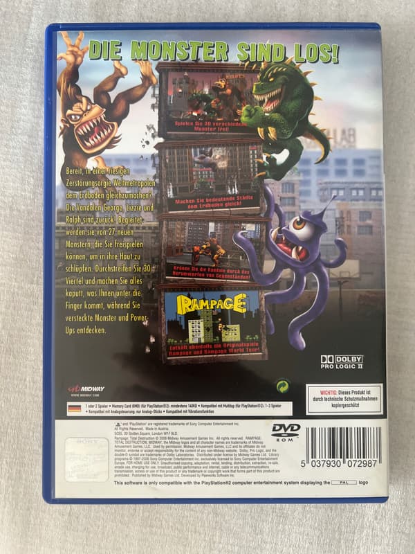 RAMPAGE: TOTAL DESTRUCTION PS2