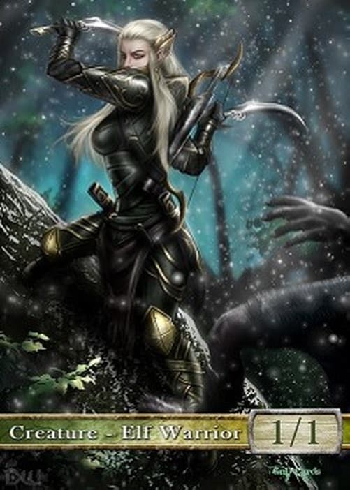 Magic: The Gathering Elf Warrior Token