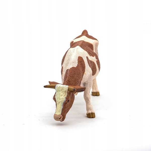 PAPO SIMMENTAL COW FIGURINE GRAZING