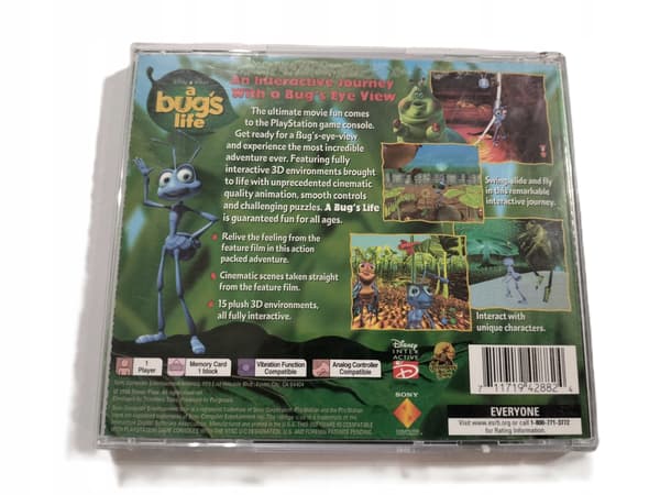 A BUG'S LIFE PSX PS1 ENG * No CD * Box * NTSC