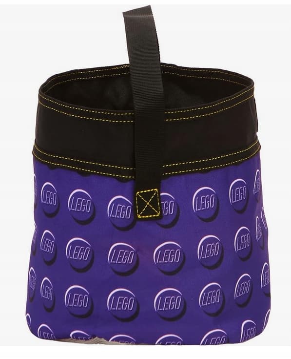 LEGO BAG, BUCKET, FABRIC CONTAINER FOR BRICKS – PURPLE