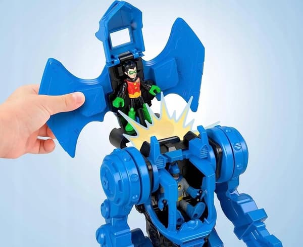DC SUPER FRIENDS BATMAN ROBOT COMMAND CENTRE SET + 2 FIGURES HML02
