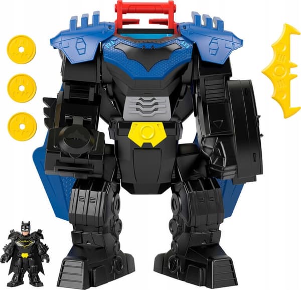 FISHER PRICE IMAGINEXT BATMAN robot – large figure, 36 cm, interactive toy