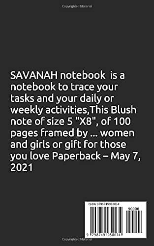 SAVANAH NoteBook: Save your thoughts and information in one place