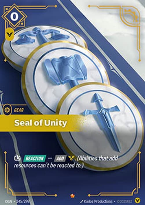 Riftbound OGN Seal of Unity